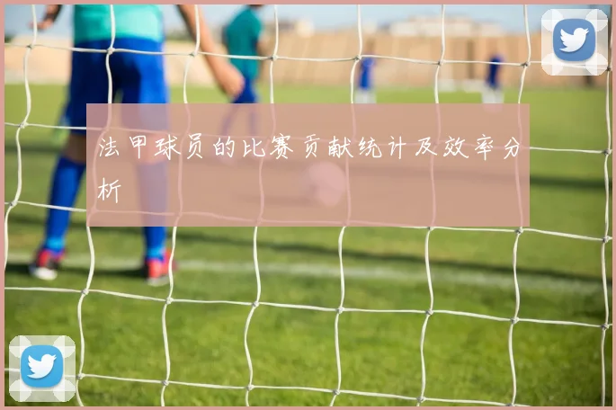 法甲球员的比赛贡献统计及效率分析